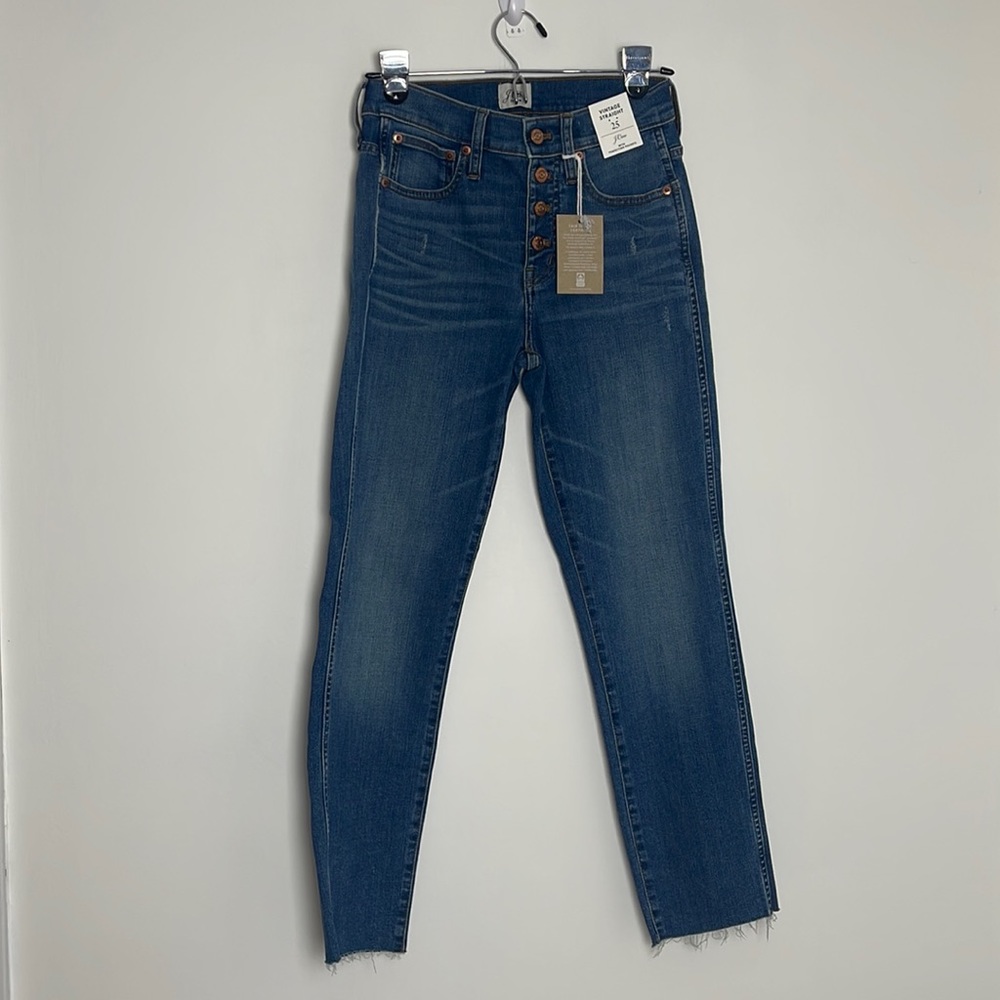 J Crew NEW vintage stright jeans size 25